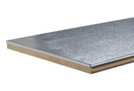 ResinDek flooring panel with MetaGard galvanized steel.
