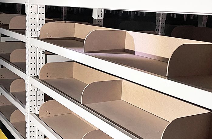 Estantería system rack based storage up close dividers